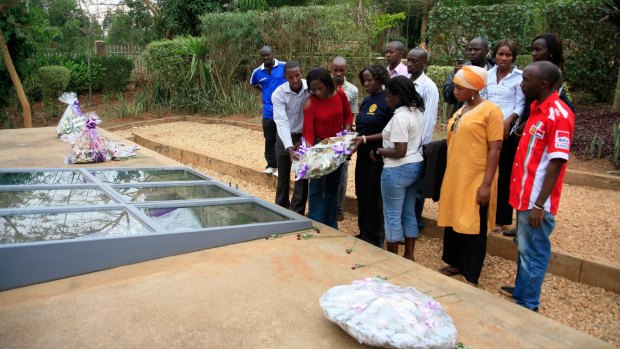 Kigali Memorial Centre in Kigali, Rwanda, a museum and memorial to the one million Rwandans killed in the 1994 genocide.