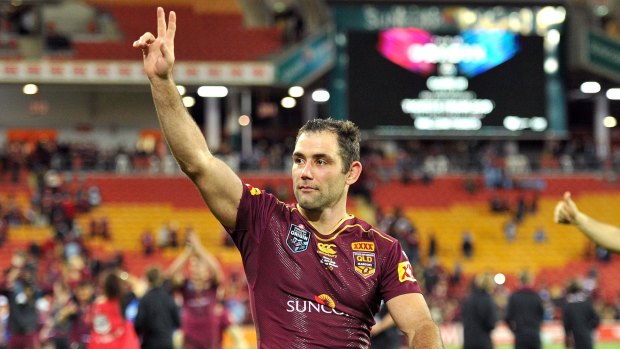 Ominous: They've won 10 of the last 11 Origin series, but the Maroons have more in them yet, according to skipper Cameron Smith.