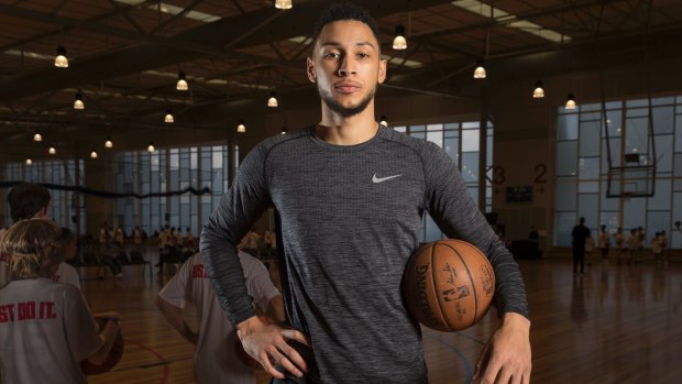 Ben Simmons shows off how big his cat has grown after giving an