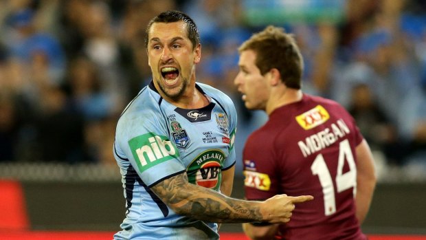 Future clouded: NSW five-eighth Mitchell Pearce.