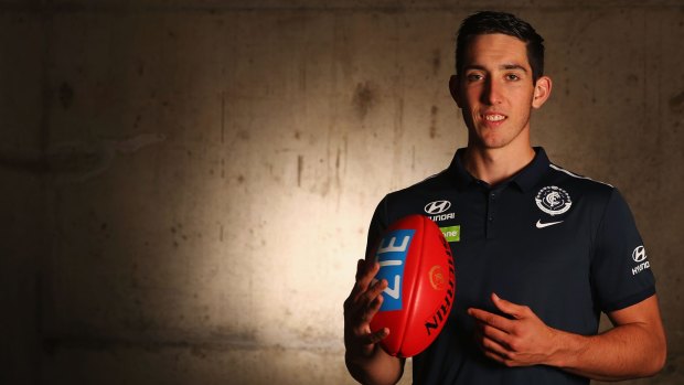 Jacob Weitering has felt as though he earned his spot in the Carlton side through the pre-season, that it was never something he was entitled to because of where he was picked in the draft. 