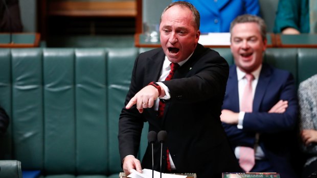 Barnaby Joyce leads the Nationals, who have pushed for decentralising public service agencies.
