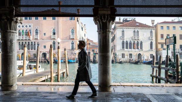 A canal in Venice.