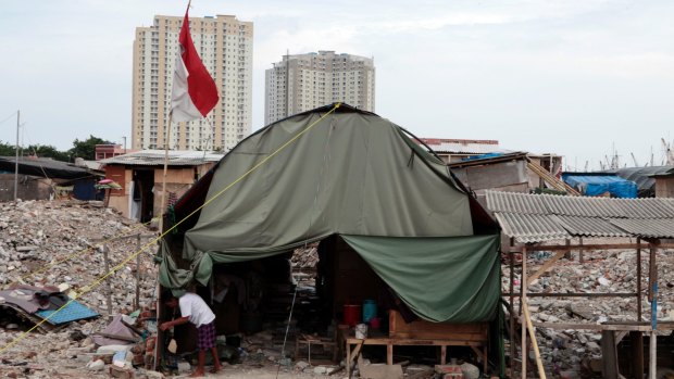 Residents of Jakarta's Kampung Akuarium say they were evicted by Ahok despite a "political contract".
