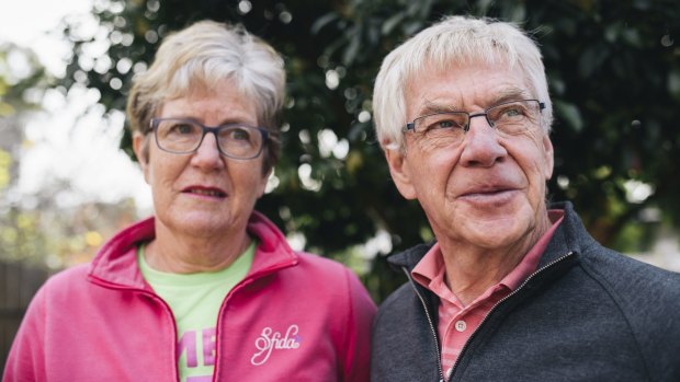 Phil and Helen Pellatt, of Scullin, have lost their age pension because of the government's new ''10 per cent cap''.