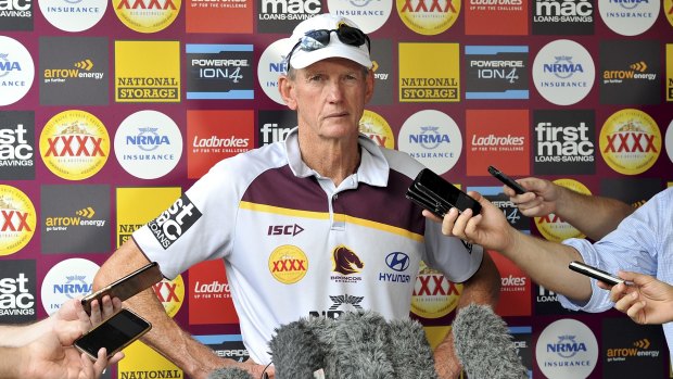 Not impressed: Wayne Bennett thinks the Blues booze issue has been a media beat-up.