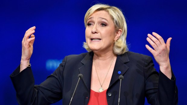 National Front leader Marine Le Pen.