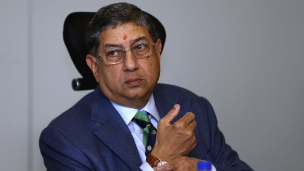  ICC chairman Narayanaswami Srinivasan