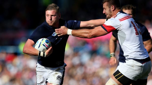 Young gun: Finn Russell is proving hard to handle.