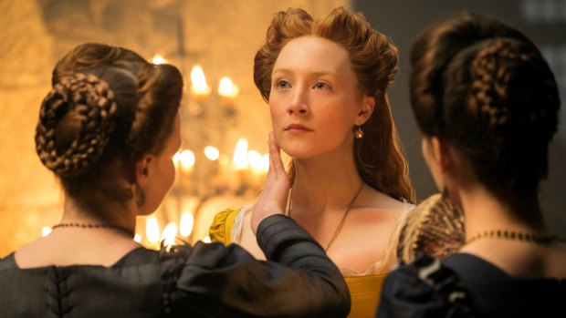 Saoirse Ronan has no difficulty conveying Mary Stuart's charm.