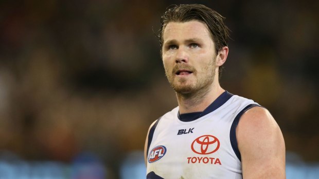 Patrick Dangerfield: Bound for Geelong in a likely trade.