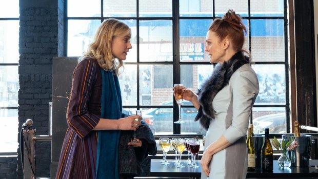 Great Gerwig and Julianne Moore are love rivals in <i>Maggie's Plan</I>. 