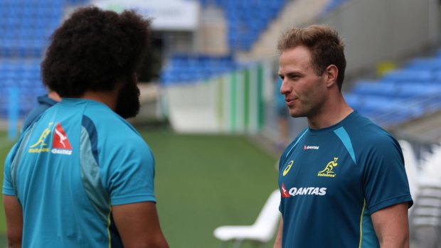 Keen: Retired front-rower Dan Palmer will take charge of the Wallabies scrum during the spring tour.