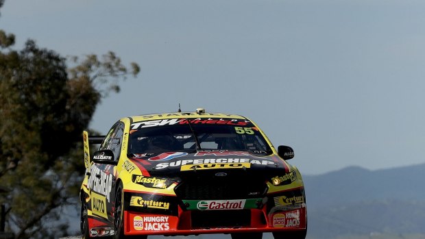 Up to speed: Chaz Mostert set the third-quickest time during practice for the Bathurst 1000.