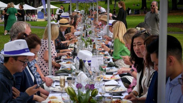 The World's Longest Lunch in Melbourne returns in March.