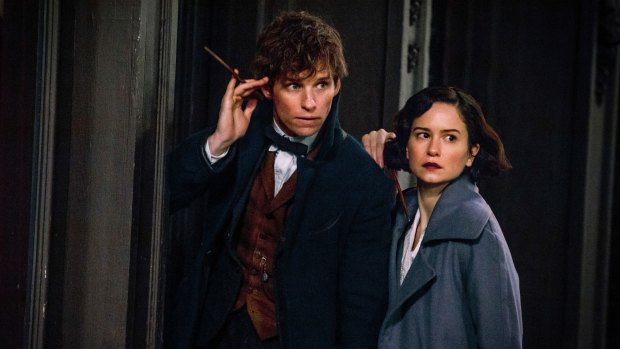 Eddie Redmayne and Katherine Waterston inhabit a world that is quite different to the <i>Harry Potter</i> series.