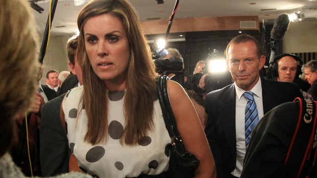 Prime Minister Tony Abbott and his chief of staff, Peta Credlin.