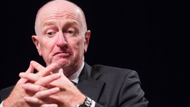 RBA governor Glenn Stevens has cut rates to a record low but that has also spurred a property boom in Sydney and Melbourne pushing median prices higher.