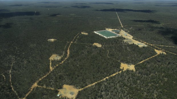 Santos's CSG operations in the Pilliga State Forest