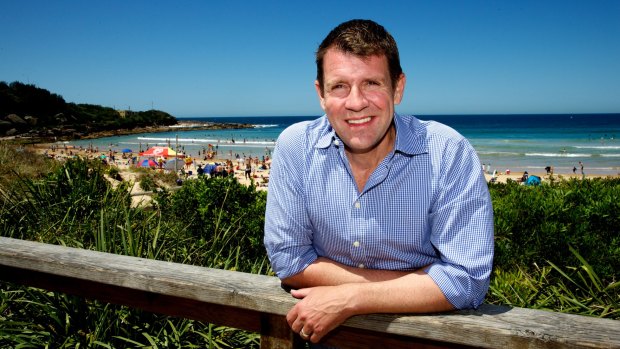 Proud: NSW Premier Mike Baird is pleased that his state once again has the leading economy in the nation.