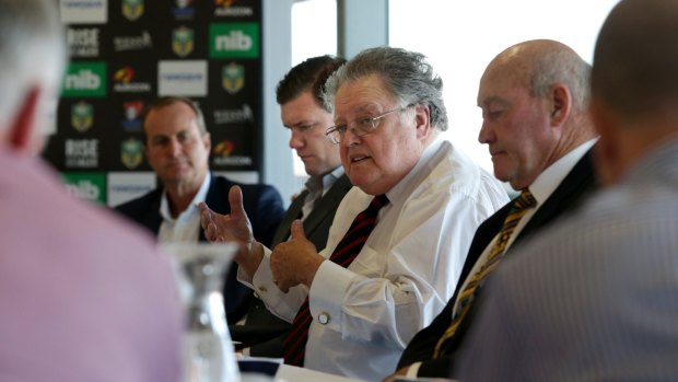 Taking a stand: Knights chairman Brian McGuigan.