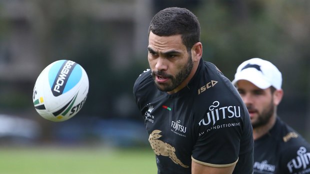 Low GI: Greg Inglis at less than full strength is just one of the Bunnies' big concerns heading into the do-or-die clash with Cronulla.