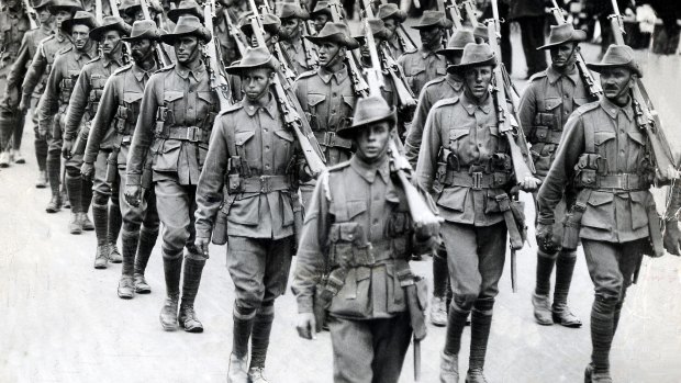 WWI Australian Forces march.
