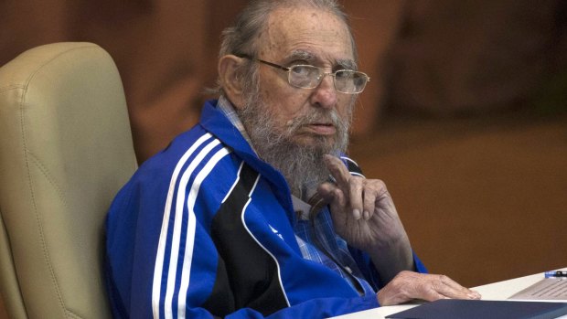 Fidel Castro attends the last day of the Seventh  Cuban Communist Party Congress in Havana. His public appearances have been increasingly limited in recent years.