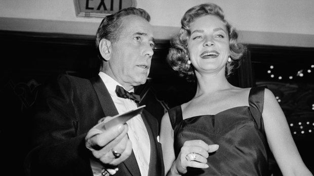 Film stars Humphrey Bogart and Lauren Bacall were also popular radio performers in the 1950s.
