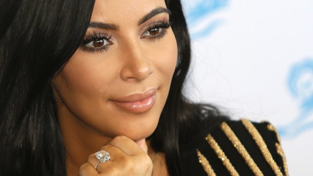 Kim Kardashian's make-up is always set to perfection.