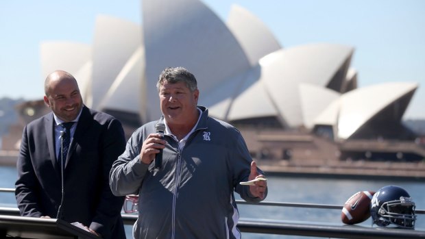Big fan: Rice coach David Bailiff is considering changing his retirement plans after just a short time in Sydney.