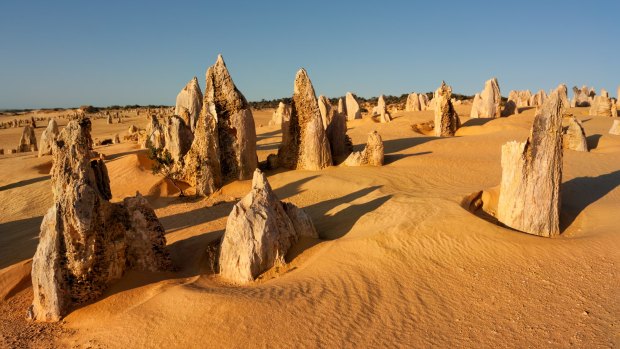 The eerie but gentle pastel-hued colours of the Pinnacles at dusk are mesmerising.
