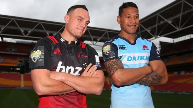  "There will be plenty of space out there, I'm excited about that": Israel Folau, with Israel Dagg.