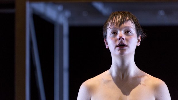 Emily Milledge's Antigone is raw, naked and quivering for death.