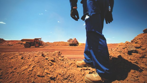 The declining iron ore price has been a factor in the downgrading of WA's credit rating outlook.