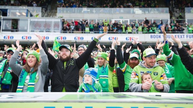 Cronulla fans plan to ruin the Canberra Raiders' Viking clap.