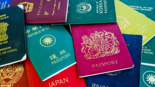 All passports are derived from four main colours: red, green, blue or black.