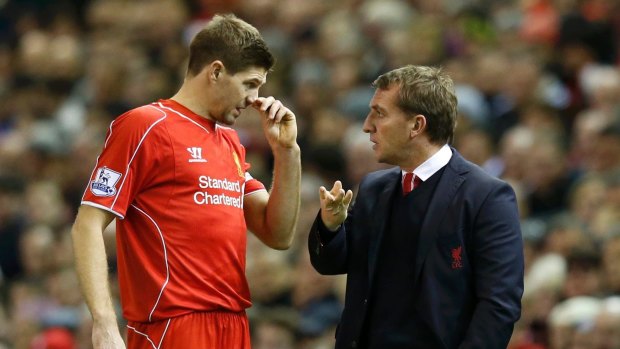 Far from easy: Brendan Rodgers, right, is facing the biggest test of his two-and-a-half-year reign as Liverpool's manager. 