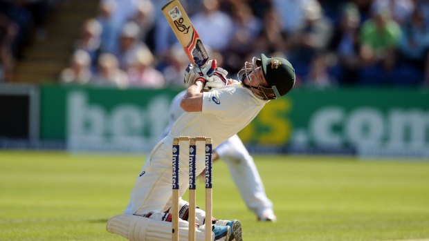 Chris Rogers fell five runs short of his hundred.