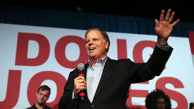 Democratic candidate for US Senate Doug Jones before his victory in Alabama.