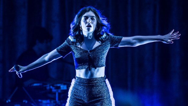Brutal candour: Lorde at the Opera House in November.