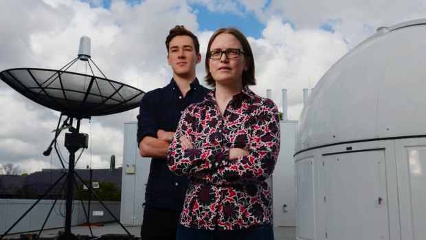 Sydney University's Associate Professor Tara Murphy and PhD candidate Dougal Dobie joined the scientific rush to observe the binary neutron star merger.