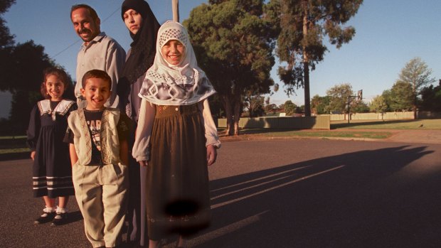 A Muslim family in Cobram, Victoria. 