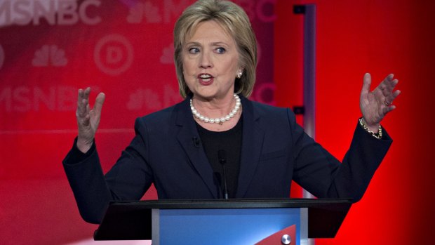 Hillary Clinton denied she was beholden to Wall Street or big money donors.