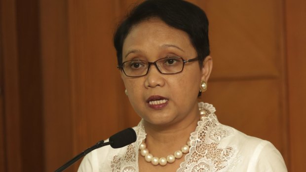 Indonesian Foreign Minister Retno Marsudi.