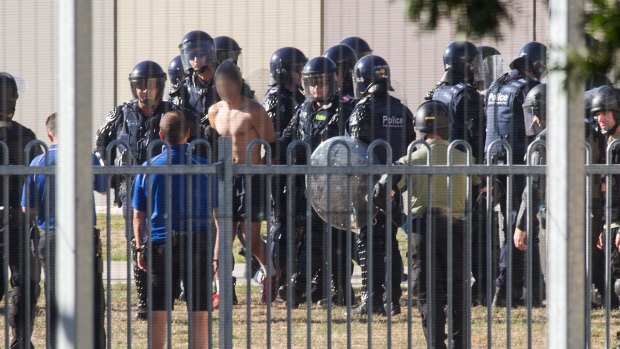 Police in riot gear regained control of the Malmsbury facility after the January riots.  