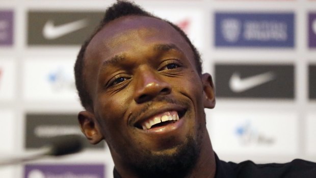 Jamaican star Usain Bolt is predicting 9.6 seconds for the 100 metres.