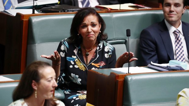 Labor MP Anne Aly listens to Prime Minister Malcolm Turnbull during question time on Tuesday.
