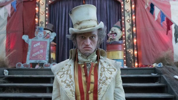 Neil Patrick Harris as Count Olaf in 
<i>A Series of Unfortunate Events</i>.