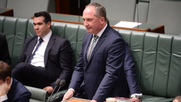 Deputy Prime Minister Barnaby Joyce said he was not "any sort of saint" during debate on gay marriage on Thursday. 